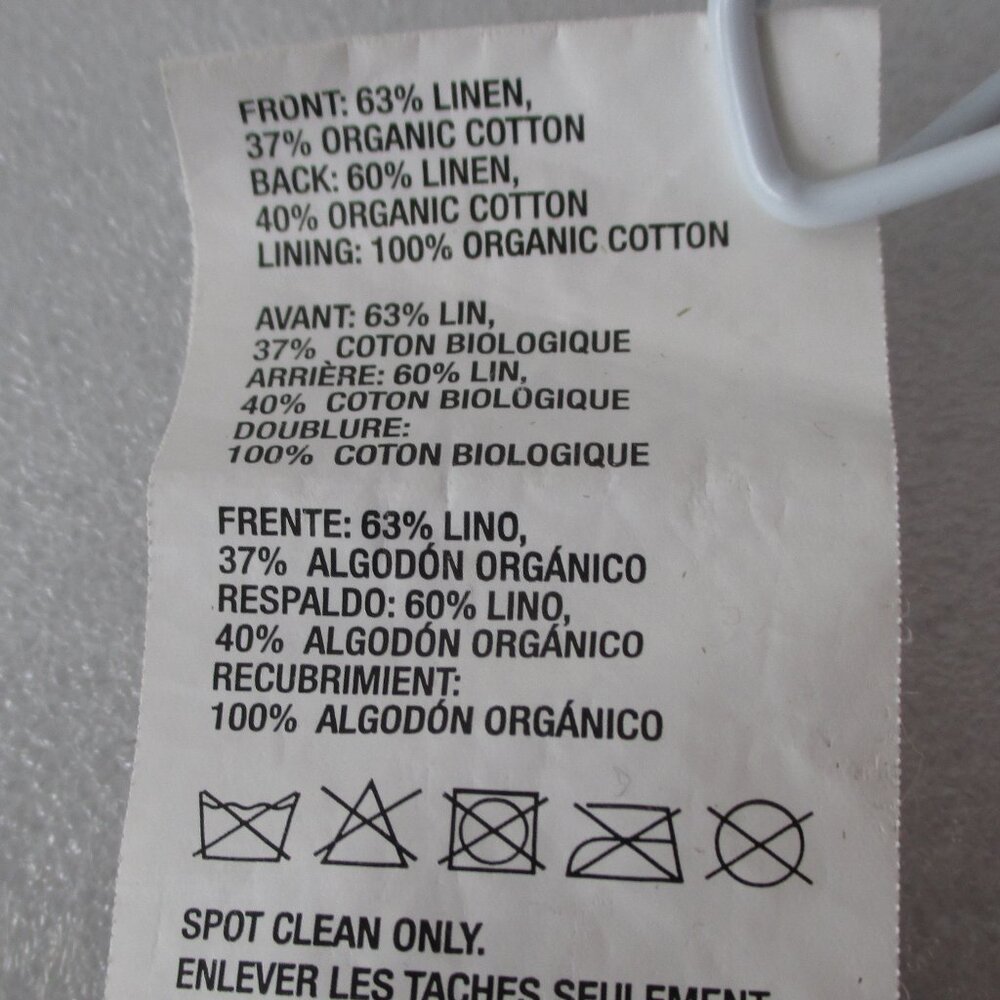 CRATE & BARREL STRIPED LINEN PILLOW COVER - Picture 13 of 14